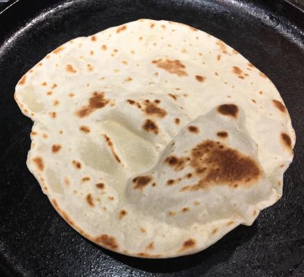 Cooked tortilla